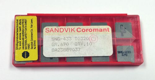 SNG-433 T0320 670 SANDVIK COROMANT (10 INSERTS)
