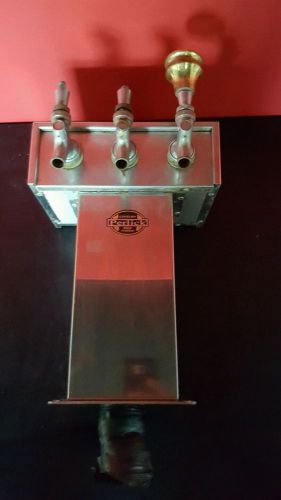 Perlick 3 Tap Draft Beer T Tower w/Glycol Line