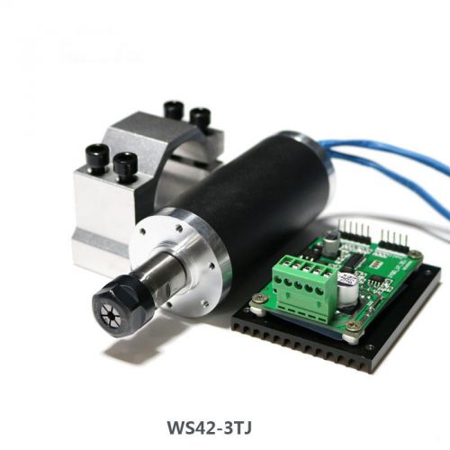 250w er11 12000rpm brushless dc spindle motor&amp;mach3 driver&amp;mount bracket cnc kit for sale