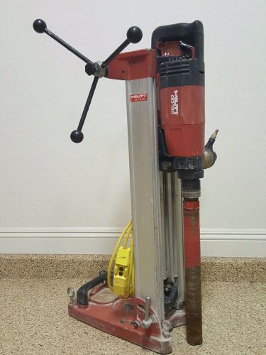 HILTI DD130 Diamond Concrete Core Wet Drill with DD130 Coring Rig and x1-2in bit