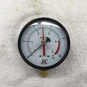 5LB GAS TEST GAUGE 4&#034;FACE