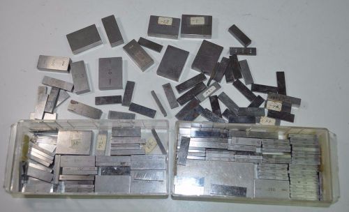 Huge Lot of Various Gage Blocks - DoAll Webber Pratt &amp; Whitney - 1&#034; or Smaller