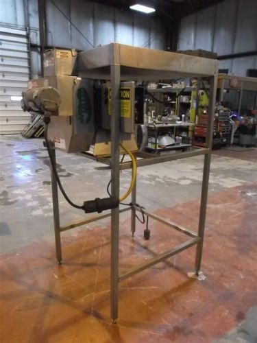 Urschel 3600 comitrol on custom stainless steel stand for sale