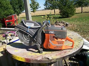 HUSQVARNA PARTNER K750 CHOP SAW  CONCRETE CUT OFF SAW 14&#039;&#039; saw with 12&#039;&#039; blade