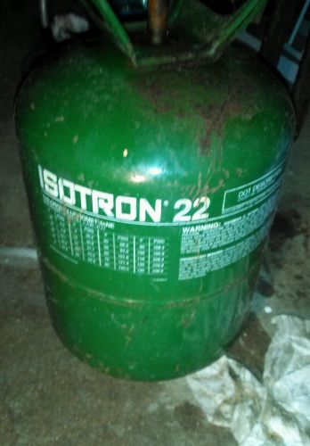 Isotron r22 refrigerant 30 lbs tank for sale