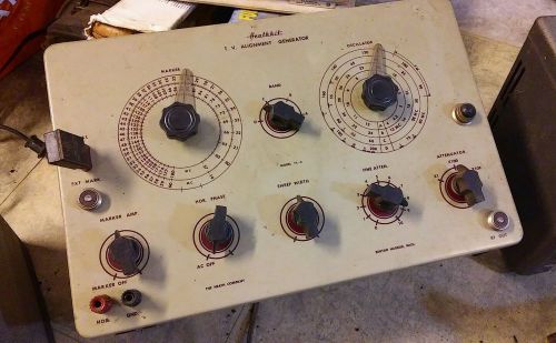 VINTAGE HEATHKIT TS-3 TV ALIGNMENT GENERATOR TESTER RECEIVER HAM RADIO TUBE RARE