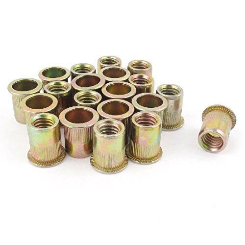 Urbest® 50pcs steel rivet nut rivnut insert nutsert 3/8-16 for sale