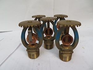 (5) new no name commercial fire sprinkler ssu-3 458a  3/4&#034; npt male ul listed for sale