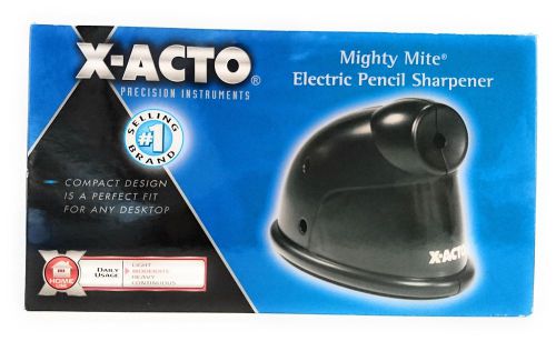 X-ACTO Mighty Mite Electric Pencil Sharpener, Black (W19505Q)