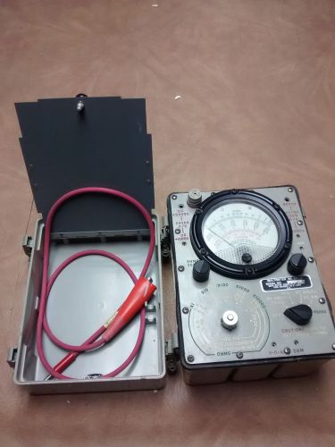 Working w/ probe etc ME-297/U US Military Multimeter AN/USM-223 radio man cave