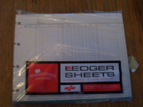 Hammermill Ledger Sheets 100 count 12&#034; X 9 1/2&#034; Light green