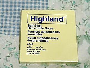 Sticky Notes Post its, bundle of 4, individually SEALED