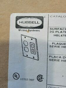 Hubbell Faceplate 5pcs