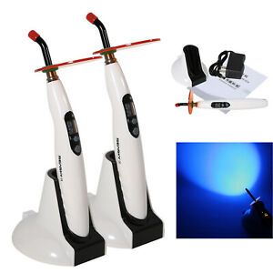 2PCS Dental Wireless Cordless LED Curing Light Lamp 1400mw CA