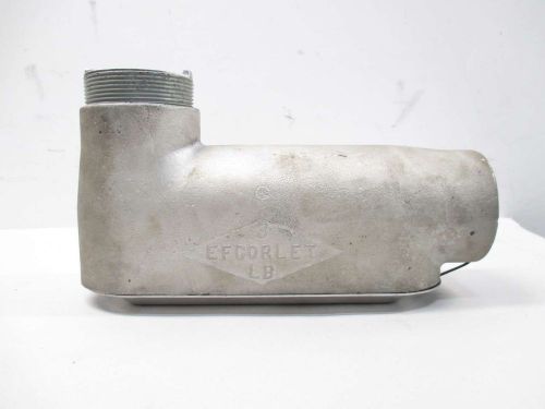 NEW EFCORLET LB 3 IN STEEL CONDUIT FITTING D424719