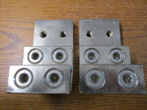 Unused nos lot of 2 ge pv4-800 lug terminal cmc al9cu 800 mcm-500 for sale