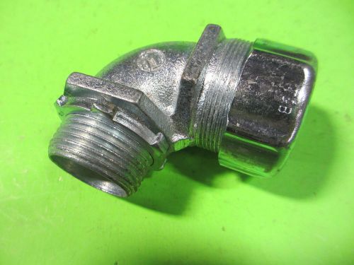 Thomas &amp; betts #5254 1&#034; 90 deg. sealtite flex connector (lot of 3) for sale