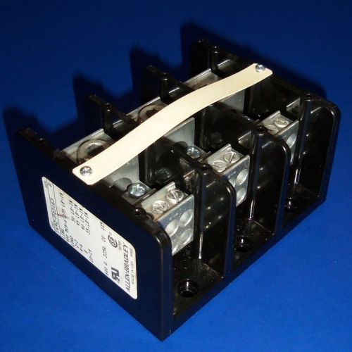 Allen bradley 600v 335a power distribution block 1492-pd3163 ser.b for sale