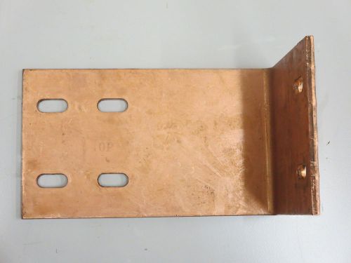 8.5&#034; x 5.0&#034; x 0.25&#034; x Thk x 4.75&#034;  (leg) Copper Bus Bar/UNS C11000/99.9% Pure