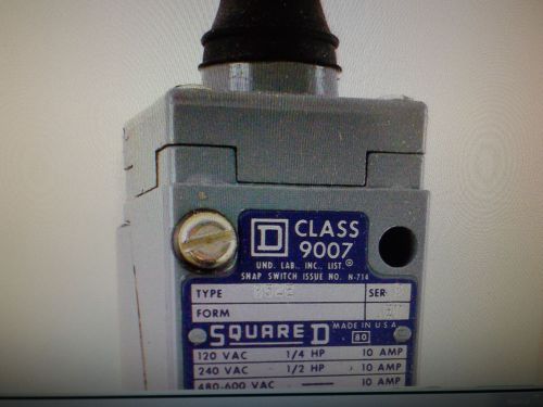 SQUARE D LIMIT SWITCH 9007 C52E  SERIE B