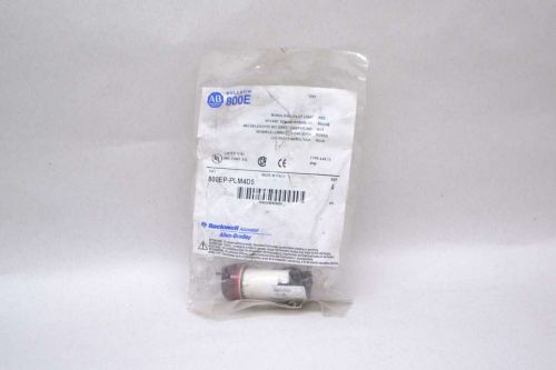 NEW ALLEN BRADLEY 800EP-PLM4D5 MONOLITHIC RED SER A PILOT LIGHT 120V-AC D429067