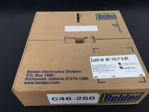 Belden model no. 9l28050 008 grey h100 ft 30 mtr 28 awg style 2651 for sale