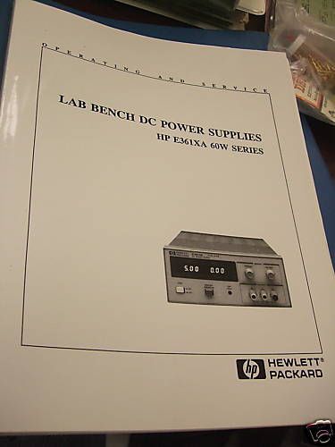 HP E361XA 60W Series Operating and Service Manual