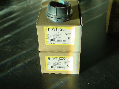 L.H. Dottie 2&#034; Insulated Weathertight Hub Myers Hub(   Lot of 8)