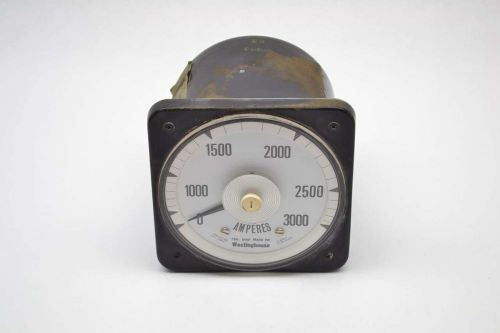 Crompton 077-08aa-lsua-sm 0-3000a amp panel meter b414476 for sale