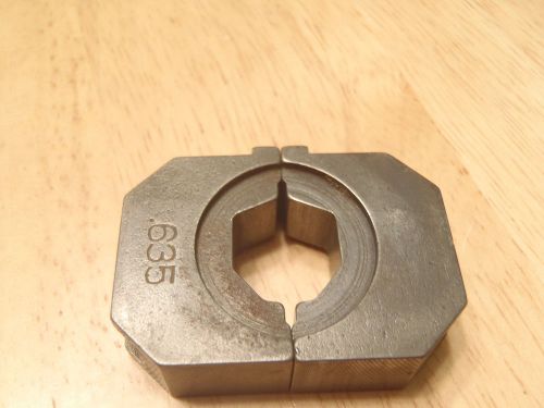 Kearney Blackburn OD58 Compression Crimper Tool .635 &#034;O&#034; Type Die Set Huskie