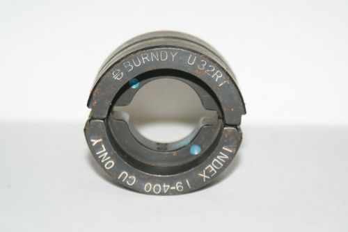 Burndy U Connector Die, 400 MCM, BLUE, 19, U32RT