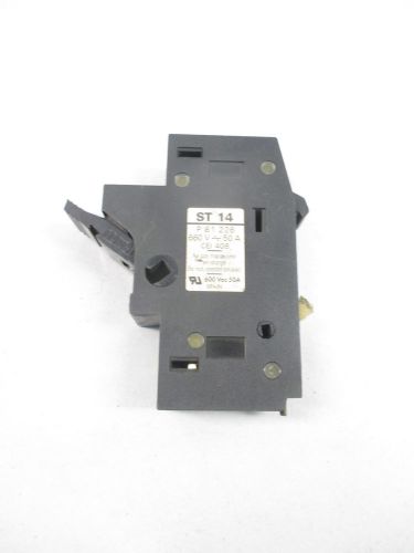 Ferraz st14 p 81 226 50a amp 1p 600v-ac fuse holder d475852 for sale