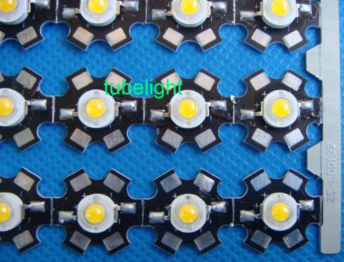 25PCS 3W High Power Warm White LED Light Emitter 3000-3500K+ joined together PCB