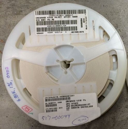 VISHAY RESISTER REEL *6.81K ohms* Lot 18