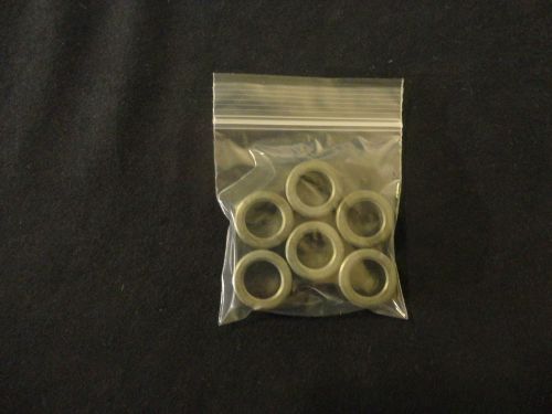 Lot of six ferronics toroids 11-782-b nickel zinc ferrite ceramic beads spacers for sale