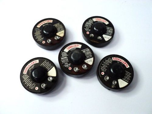 LOT OF 5!! SONALERT MALLORY SNP428 BUZZER 4-28VDC   0.003-0.16AMP