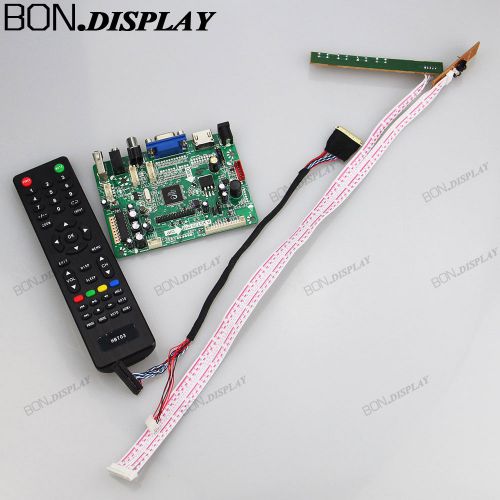 HDMI+VGA+CVBS+AUDIO+USB Controller Board For N070ICG 7&#034; 1280*800 IPS LCD Display