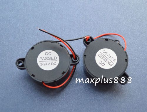 2pcs Piezoelectric Piezo Buzzer HYD-4216 3-24V 95dB ?41.8mm NEW