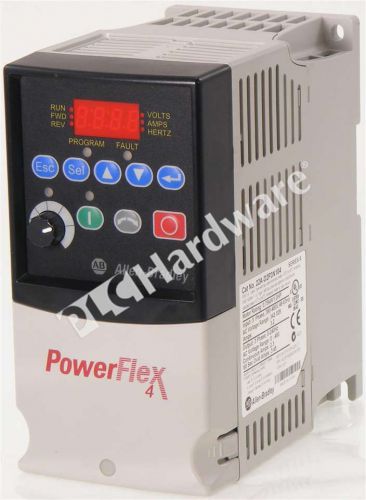 Allen bradley 22a-d2p3n104 /a powerflex 4 ac drive 480v 2.3a 1hp 0.75kw frn 5.01 for sale