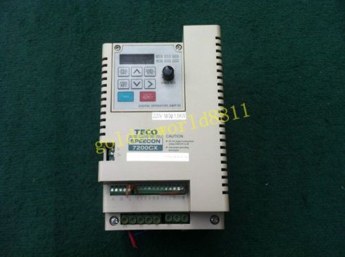 TECO 7200CX series inverter JNTSBDBA0002JK 220V 1.5KW for industry use