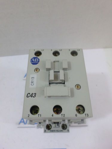 Allen bradley contactor 100-c43*00 ser a  63 amp  600 volt  c43 for sale