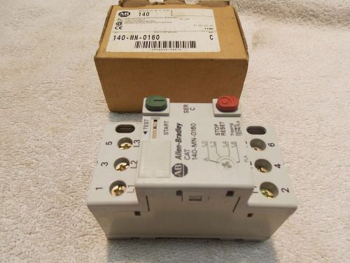 NEW ALLEN BRADLEY  140-MN-0160   1A-1.6A  MOTOR STARTER