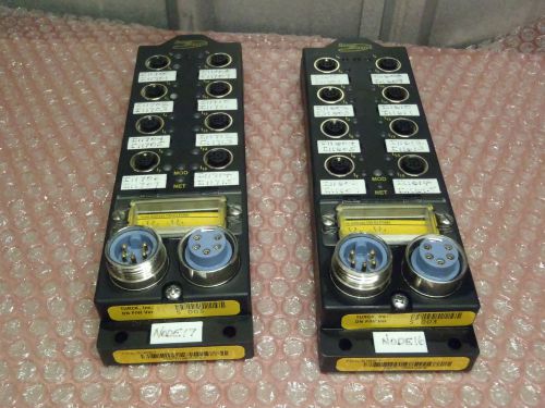 Lot of (2), Turck FDNL-S1600-T, bus stop, 16 In Station, DeviceNet, 11-26 VDC