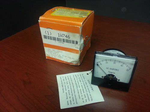 SIMPSON 1257 Amp Meter 0-50 AC Amperes