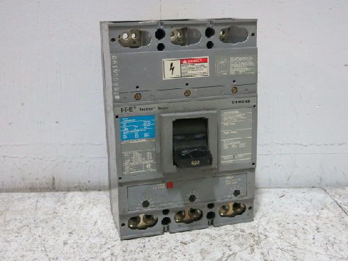 SIEMENS LXD63B600 SENTRON 3-POLE CIRCUIT BREAKER, 600 AMPS