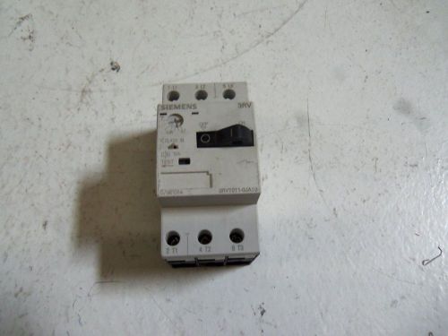 SIEMENS 3RV1011-0JA10 CIRCUIT BREAKER *USED*