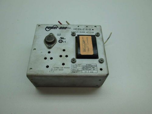 POWER-ONE HC24-2.4-A 120/240V-AC 24V-DC POWER SUPPLY D395234