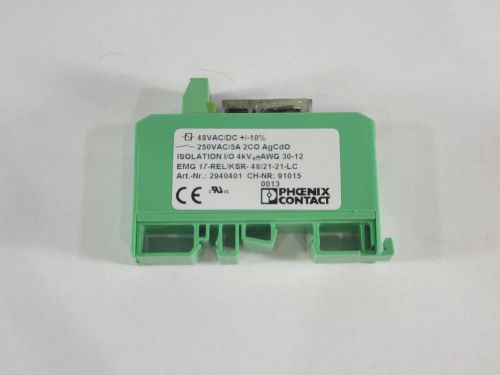 Relay Phoenix Contact EMG 17-REL/KSR-48/21-21-LC 48VAC/DC 250VAC/5A