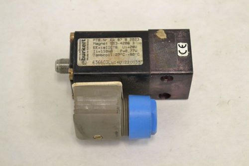 BURKERT 0554 C0.8 NBR PNEUMATIC 0-7BAR 24V-DC 1/8 IN NPT SOLENOID VALVE B303274