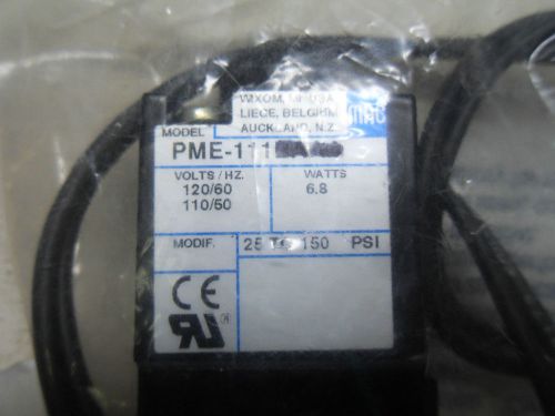 (X5-8) 1 NIB MAC VALVES PME-111 SOLENOID VALVE